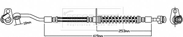 BORG & BECK Pidurivoolik BBH8214